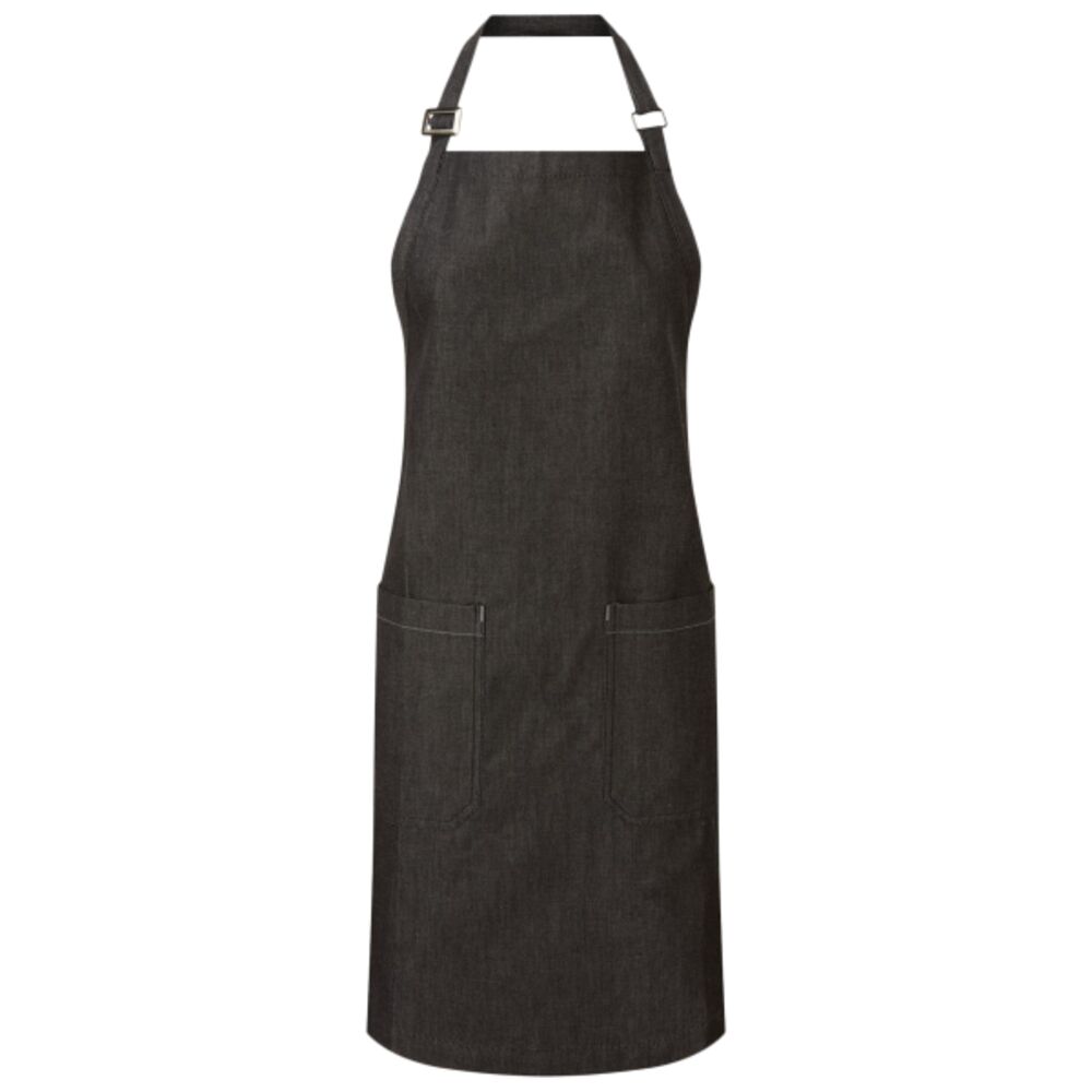 Premier Fairtrade Organic Cotton Denim Bib Apron Thumbnail