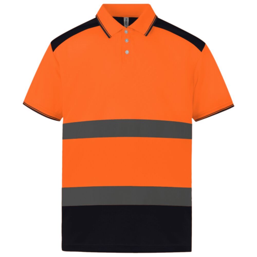 Yoko Two Tone Short Sleeve Polo Shirt Thumbnail