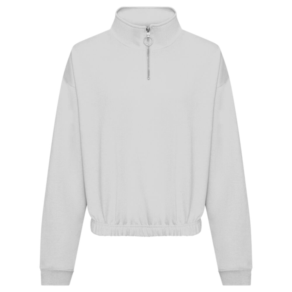 AWDis Ladies Cropped 1/4 Zip Sweatshirt Thumbnail