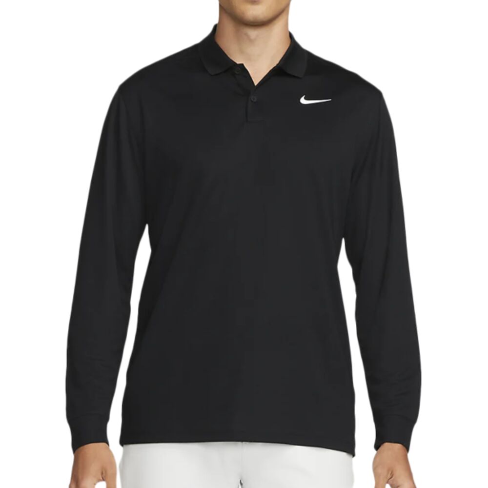 Nike Dri-FIT Victory solid long sleeve polo Thumbnail