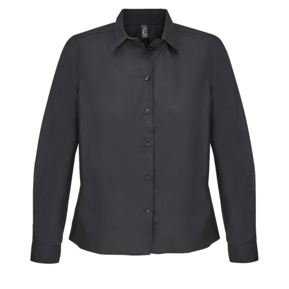 SOL'S Ladies Bailey Long Sleeve Poplin Shirt Thumbnail