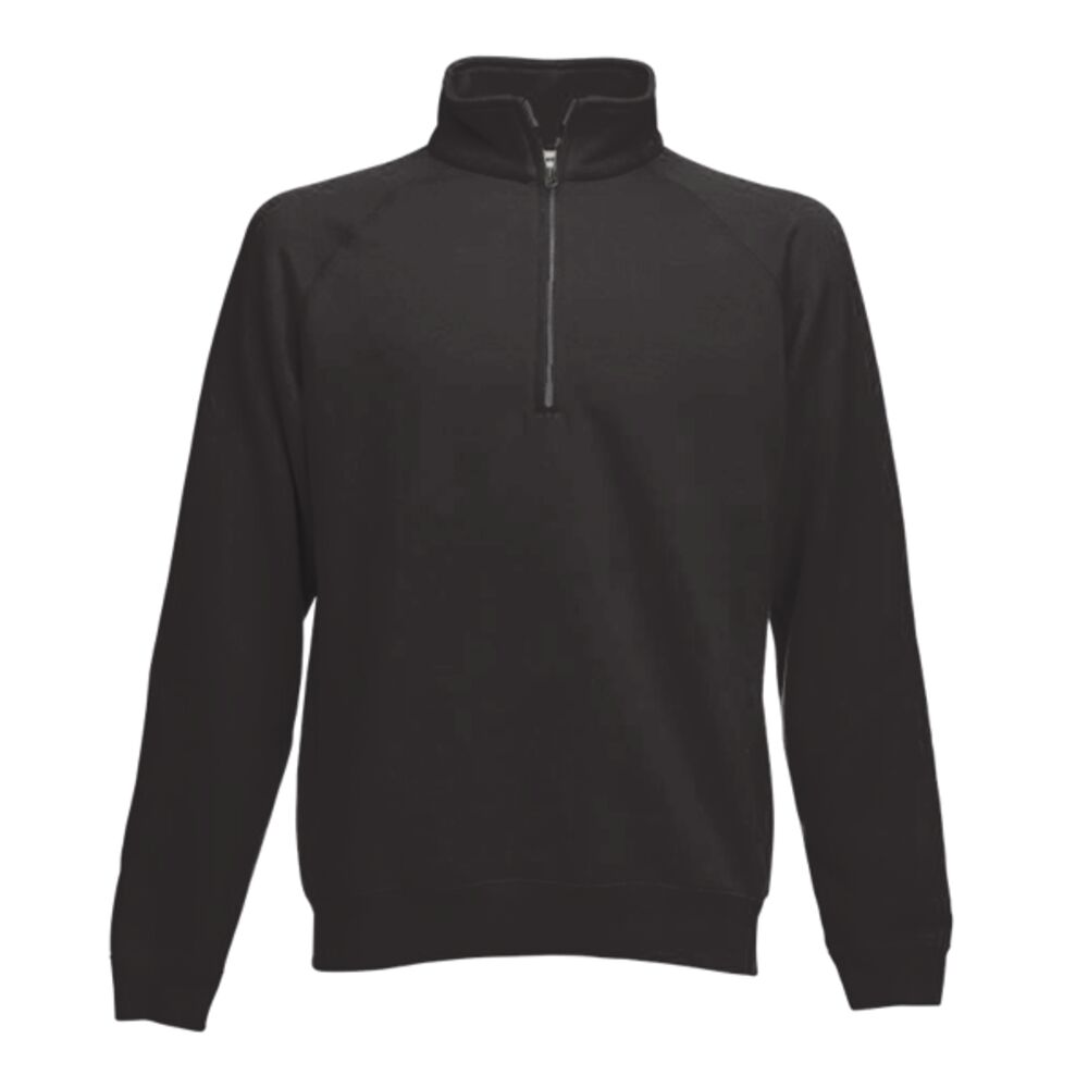 Fruit of the Loom Classic Zip Neck Sweatshirt Thumbnail