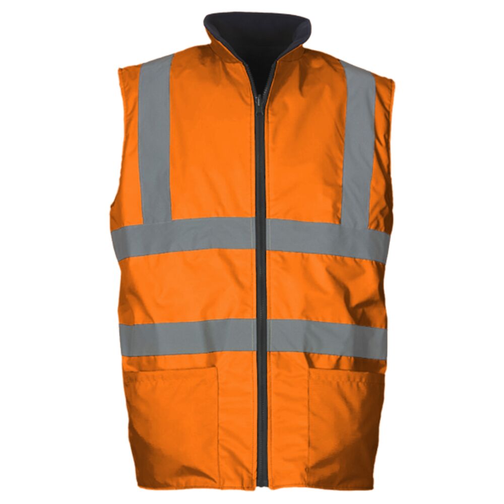 Yoko Hi-Vis Reversible Fleece Bodywarmer Thumbnail