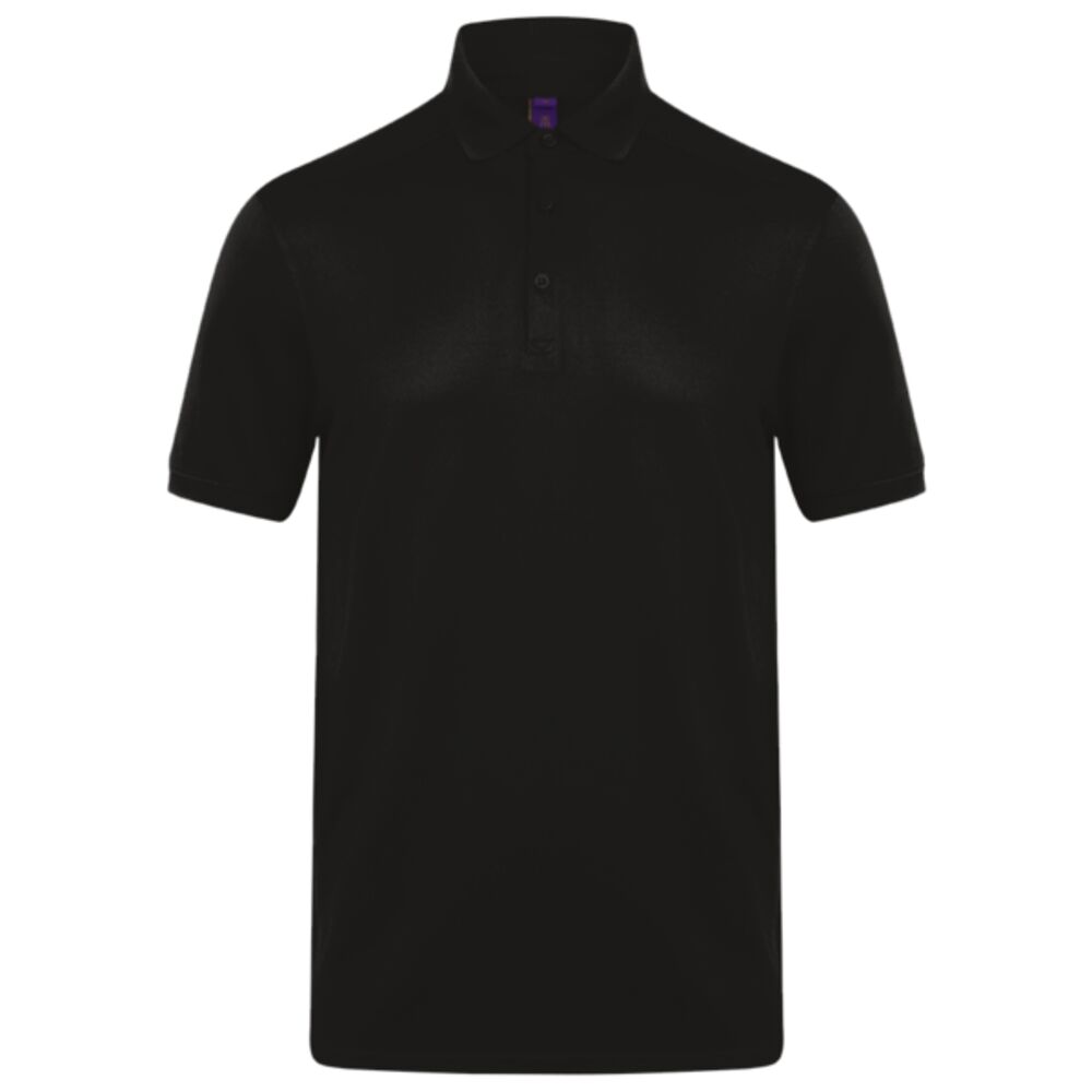 Henbury Slim Fit Stretch Microfine Piqué Polo Shirt Thumbnail